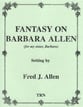 Fantasy on Barbara Allen Concert Band sheet music cover